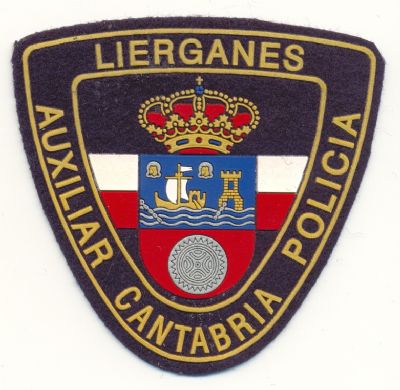 Emblema Brazo Auxiliar Polica Lierganes (Cantabria)