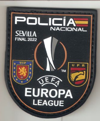 Emblema Final Sevilla 2022 Europa League Policia Nacional Espaa