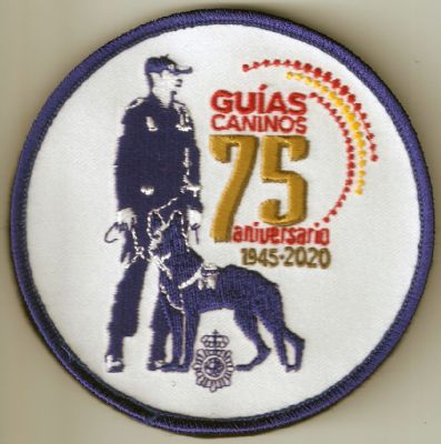 Emblema 75 Aniversario Guias Caninos Policia Nacional (Espaa) 