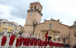 Ceremonia de entrega de la bandera a Los Armaos