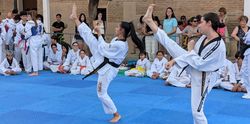 Exhibicin de taekwondo