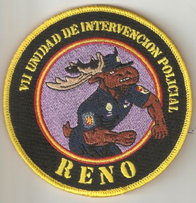 Emblema VII Unidad Intervencion Policial  RENO (Policia Nacional Espaa)