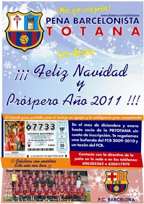 LA PB TOTANA OS DESEA FELIZ NAVIDAD....!!