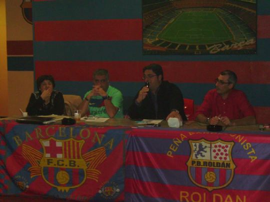 ASAMBLEA DE LA FEDERACION DE PEAS BARCELONISTAS DE LA REGION DE MURCIA EN ROLDAN