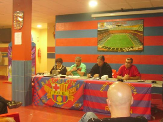 ASAMBLEA DE LA FEDERACION DE PEAS BARCELONISTAS DE LA REGION DE MURCIA EN ROLDAN