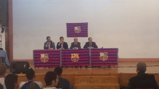 LA FUNDACIN DEL FC BARCELONA VISITA EL CENTRO PENITENCIARIO MURCIA I