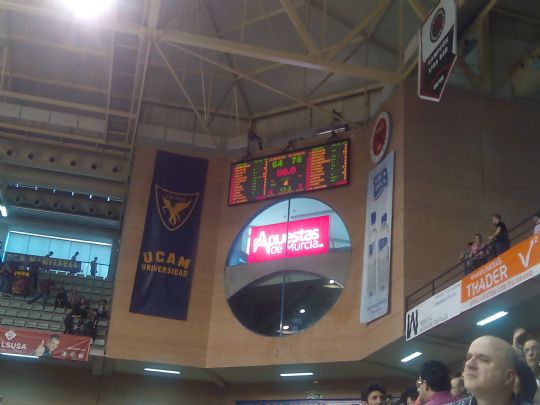 VARIAS PEAS BARCELONISTAS DE LA REGIN APOYAN AL FC BARCELONA DE BASKET EN SU PARTIDO CONTRA UCAM MURCIA