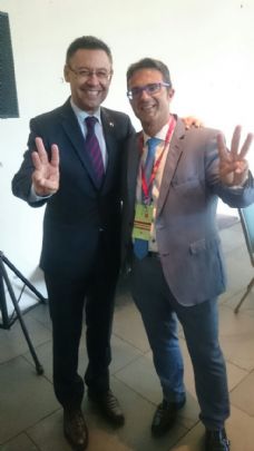 LA PEA BARCELONISTA DE TOTANA Y LA FEDERACIN DE PEAS BARCELONISTAS DE LA REGIN DE MURCIA ESTUVIERON PRESENTES EN EL XXXVI CONGRESO MUNDIAL DE PEAS DEL FC BARCELONA Y EN EL GAMPER