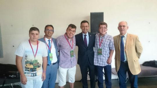 LA PEA BARCELONISTA DE TOTANA Y LA FEDERACIN DE PEAS BARCELONISTAS DE LA REGIN DE MURCIA ESTUVIERON PRESENTES EN EL XXXVI CONGRESO MUNDIAL DE PEAS DEL FC BARCELONA Y EN EL GAMPER