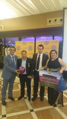 LA PB TOTANA COLABORA CON  EL CLUB ROTARY