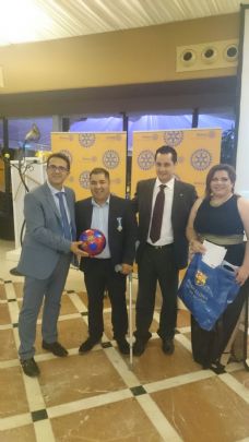 LA PB TOTANA COLABORA CON  EL CLUB ROTARY