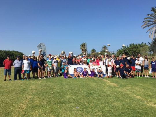 LA PEA BARCELONISTA DE TOTANA PARTICIPA EN EL TORNEO DE FUTGOLF QUE ORGANIZA JUAN MANUEL ASENSI