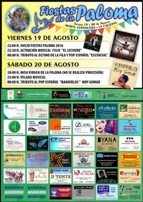 LA PEA BARCELONISTA DE TOTANA ORGANIZA LAS FIESTAS SOLIDARIAS DE LA PALOMA 2016