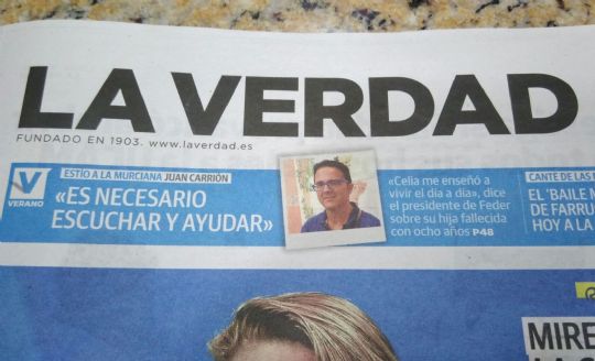 JUAN CARRIN PRESENTE EN UNA AMPLIA ENTREVISTA EN EL DIARIO LA VERDAD