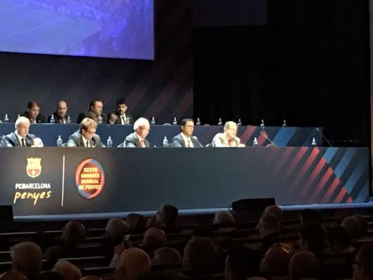 LA PEA BARCELONISTA DE TOTANA PARTICIPA EN EL XXXVII CONGRESO MUNDIAL DE PEAS DEL FC BARCELONA