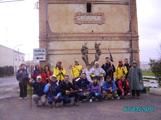 LA PB TOTANA COLABORA Y PARTICIPA EN LA PEREGRINACION DE LAS ENFERMEDADES RARAS A CARAVACA DE LA CRUZ