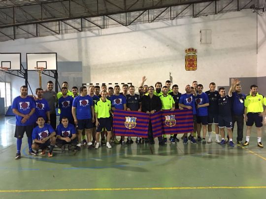 LA PB TOTANA ORGANIZA EL I TORNEO DE FUTBOL SALA SOLIDARIO EN EL CENTRO PENITENCIARIO MURCIA I 