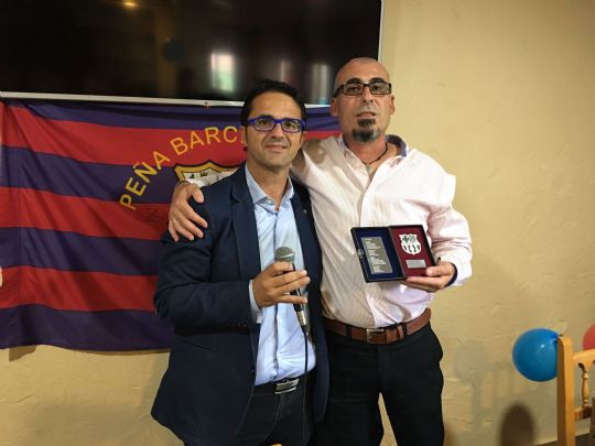 LA PEA BARCELONISTA DE TOTANA ESTUVO PRESENTE EN EL VII ANIVERSARIO DE LA PB ROLDN