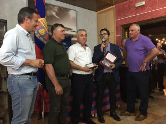 LA PEA BARCELONISTA DE TOTANA PARTICIPA EN EL XX ANIVERSARIO DE LA PEA BARCELONISTA DE ALHAMA DE MURCIA