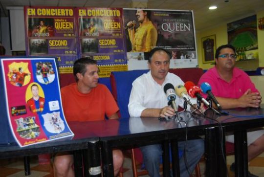 ANDRES INIESTA, CON LAS ENFERMEDADES RARAS EN TOTANA (MURCIA), EL MARTES 21 DE JULIO