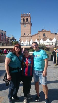 LAS PEAS BARCELONISTAS DE TOTANA Y DE ROLDN PARTICIPAN EN LA IV CAMINATA SOLIDARIA POR LAS ENFERMEDADES RARAS