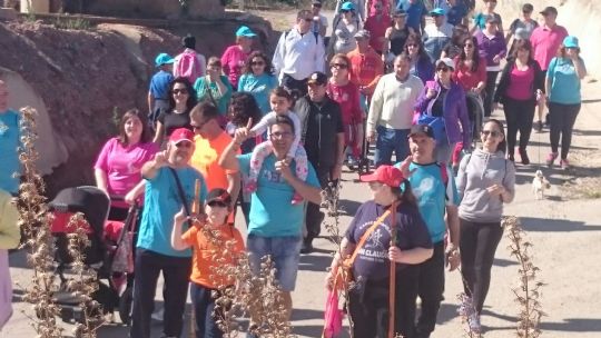 LAS PEAS BARCELONISTAS DE TOTANA Y DE ROLDN PARTICIPAN EN LA IV CAMINATA SOLIDARIA POR LAS ENFERMEDADES RARAS