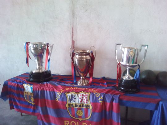 LA PEA BARCELONISTA DE TOTANA CELEBR SU XVIII ANIVERSARIO Y LA CONSECUCIN DEL TRIPLETE