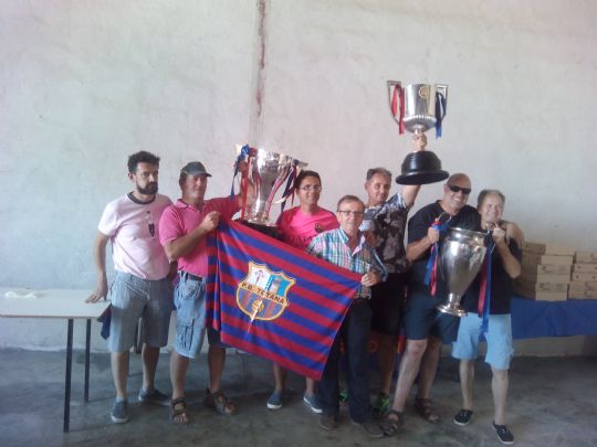 LA PEA BARCELONISTA DE TOTANA CELEBR SU XVIII ANIVERSARIO Y LA CONSECUCIN DEL TRIPLETE