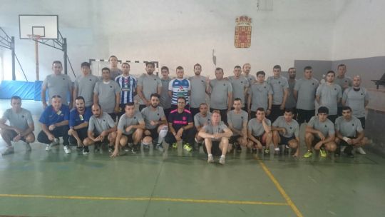 SE EST DESARROLLANDO EL V PROYECTO ESCUELA DE FTBOL EN EL CENTRO PENITENCIARIO MURCIA I