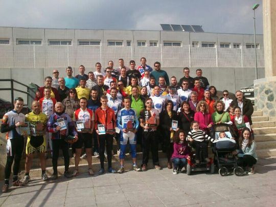 PEDALADAS SOLIDARIAS. LA PB TOTANA COLABORA EN LA I MARCHA MTB POR LAS ENFERMEDADES RARAS. (25/02/2013)