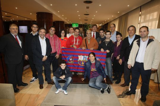 LA PEA BARCELONISTA DE TOTANA PARTICIPA EN EL 40 ANIVERSARIO DE LA GRAN PEA BARCELONISTA DE GUILAS 