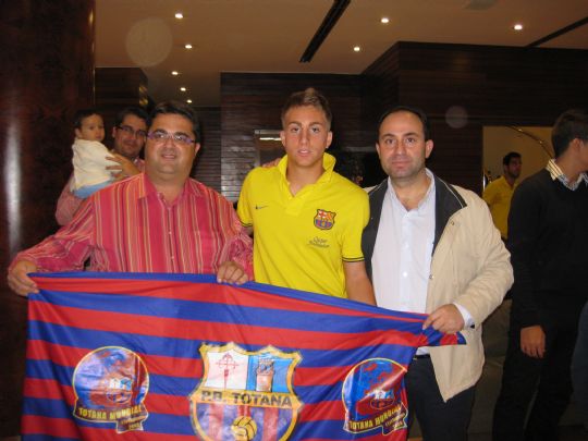 LAS PEAS BARCELONISTA DE LA REGIN DE MURCIA RECIBEN AL FTBOL CLUB BARCELONA B 