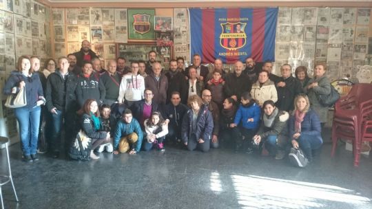 LA PEA BARCELONISTA DE TOTANA EN FUENTEALBILLA