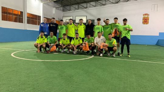 Partido de navidad en el centro penitenciario de Murcia.