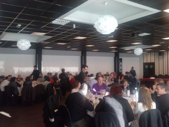 LA PB TOTANA CELEBRO ASAMBLEA GENERAL Y UNA COMIDA DE HERMANDAD CON MOTIVO DE SU XVI ANIVERSARIO